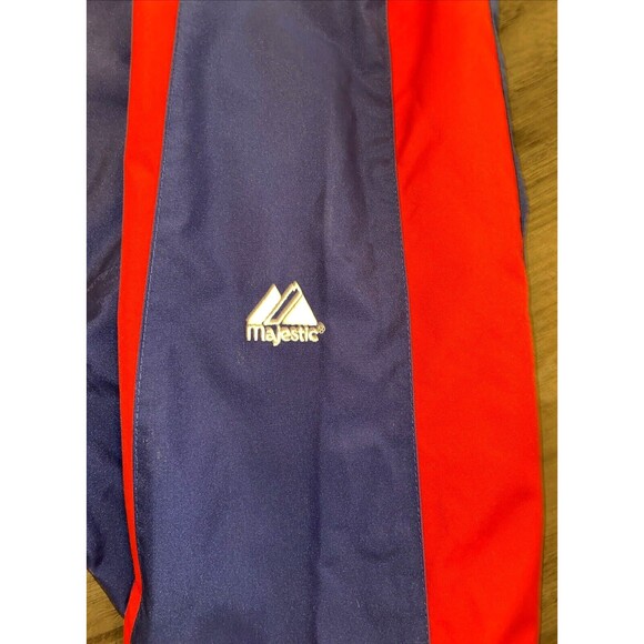 TEXAS RANGERS MLB Majestic Pullover Windbreaker Pockets Embroidered Logo Sz 2XL - Picture 11 of 16